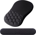 Mouse Pad Wrist Support, Laokiiy 2 in1 Keyboard Wrist Rest+ Ergonomic Mouse Pad by Laokiiy