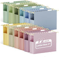 Ansook Plastic Hanging File Folders, 12 Pack Letter Size Hanging Folders by Ansook