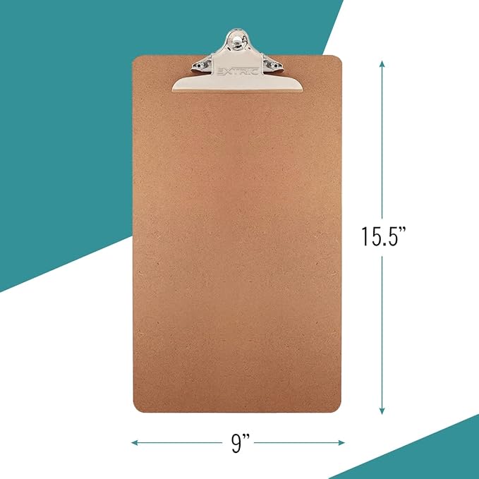 3 Clipboards, Legal Size Clipboard, Clip Board - Image 2
