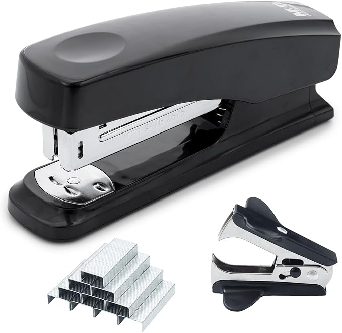 M&G Desktop Stapler with 25 Sheet Capacity, Two Binding Modes, Basic Stapler by MG