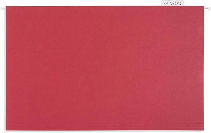 25 Blue Summit Supplies Legal Size Hanging File Folders - Image 6
