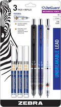 Zebra Pen DelGuard Mechanical Pencil 0.5mm, Resists Lead Breaking, Double by ZebraPen
