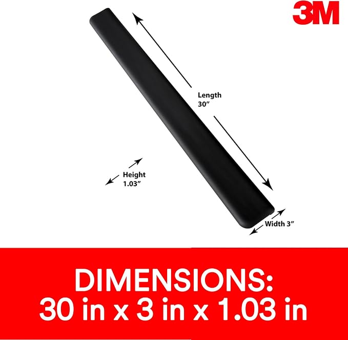 3M Gel Wrist Rest for Standing Desks, Wraps Around Edge of Desk for Comfort - Image 8