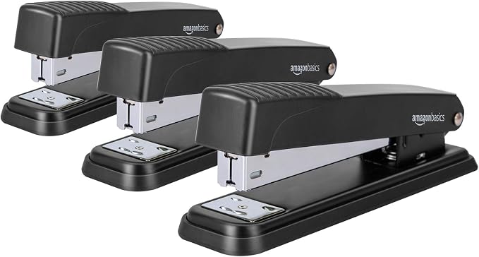 Amazon Basics Full-Strip Desktop Stapler, 20 Sheet Capacity by AmazonBasics