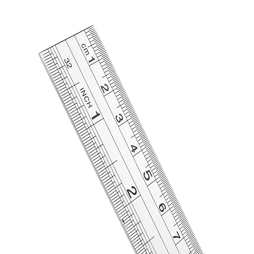 20 Pack 12 Inches Stainless Steel Ruler, Precision Metal Rulers, Straight Edge - Image 3