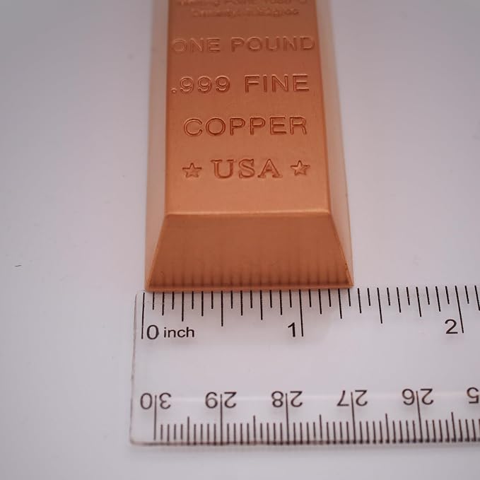 1 Pound Copper Bar .999 Pure Paperweight | Element Design - Image 5