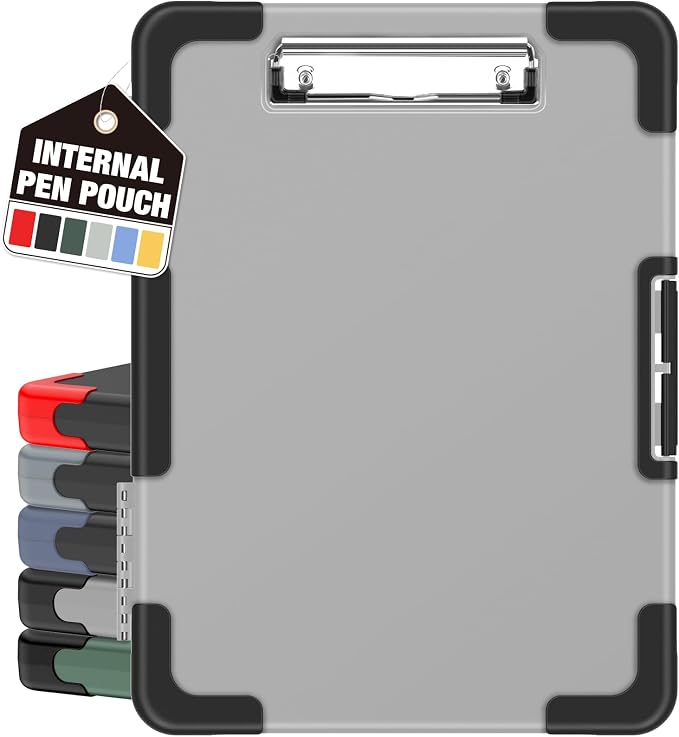 Sooez Toughest Clipboard with Storage, Internal Pen Pouch Included, Letter/ A4 by Sooez