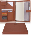 Wonderpool A4 PU Leather Portfolio Holder Ring File Document Case by Wonderpool