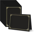 BELLE KR® Black Certificate Holders 8.5 x 11, Documents and Diplomas by BELLEKR