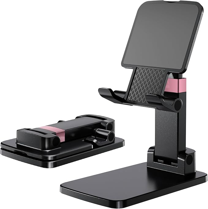Phone Stand for Desk Cellphone Holder Height Angle Adjustable Stands, Anti-Slip by Meizigua
