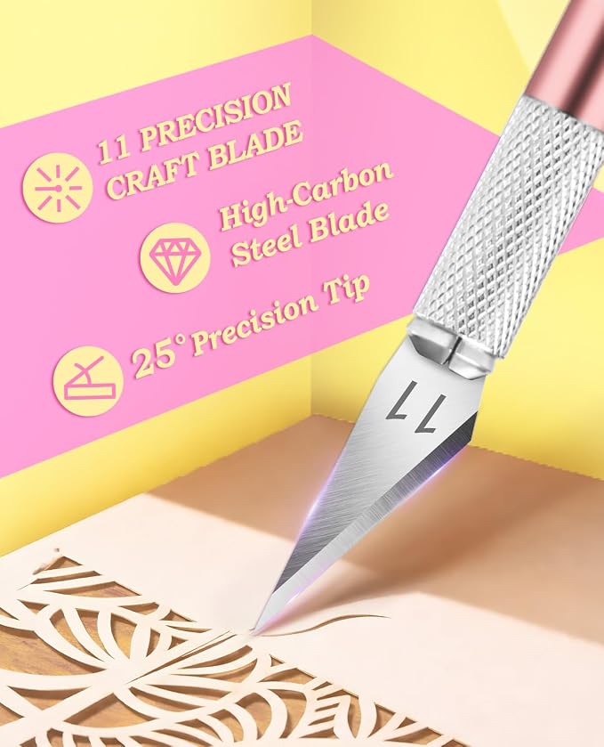 DIYSELF 1 Pcs Craft Hobby Knife Exacto Knife - Image 3