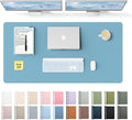 YSAGi Leather Desk Protector, Office Mat, Large Mouse Mat, Non-Slip PU Leather by YSAGi