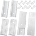 ACKLLR 4 Pack Self Adhesive Power Strip Holder Fixator Wall Mount Plug-in by ACKLLR