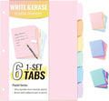 Sooez 6-Tab 3 Ring Binder dividers by Sooez