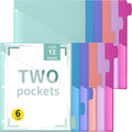 Epakh 12 Pcs Binder Dividers for 3 Rings Binders Index Dividers by Epakh