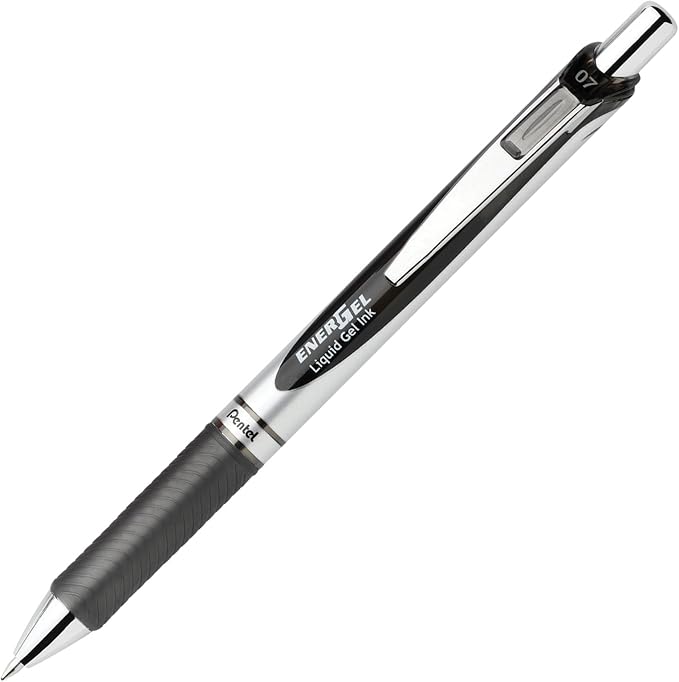 Pentel EnerGel RTX Retractable Liquid Gel Pen, Medium Line, Metal Tip - Image 3