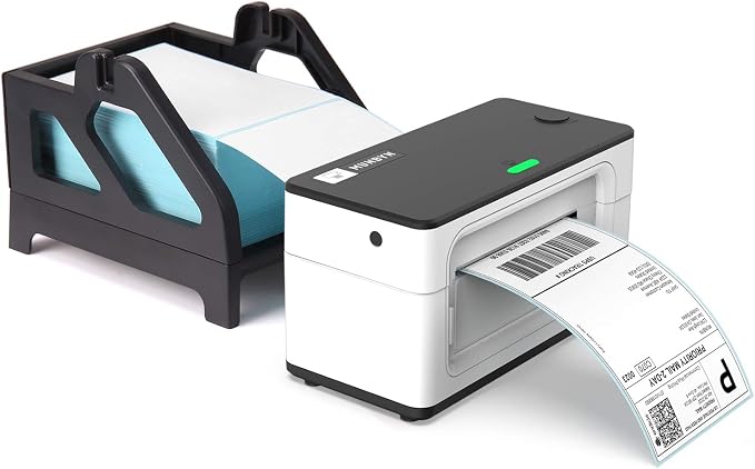 MUNBYN Label Holder for Rolls and Fan-Fold Labels, For Desktop Thermal Printer - Image 7