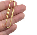 HAHIYO Paper Clips Large 2 inches Length Gold Paperclips Vinyl Coated Prevent by HAHIYO