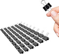 Small Binder Clips, 48 Pack, 3/4 Inch, Standard 19mm, Capacity 0.31 Inch by Makanu