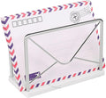 Modern Mail Holder for Home Office, Metal Letter Organizer Sorter for Desk by Jeasor