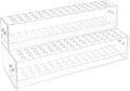 96-Slots Acrylic Pen Holder, 2-Tier Pen Display Stand by Home