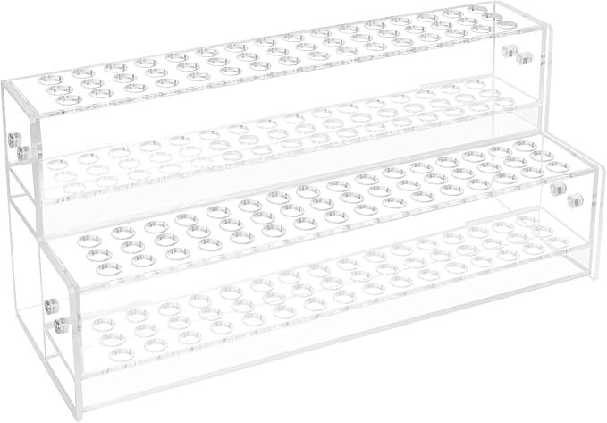 96-Slots Acrylic Pen Holder, 2-Tier Pen Display Stand by Home