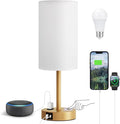 Fenmzee Gold Nightstand Bedroom Lamp by Fenmzeelighting