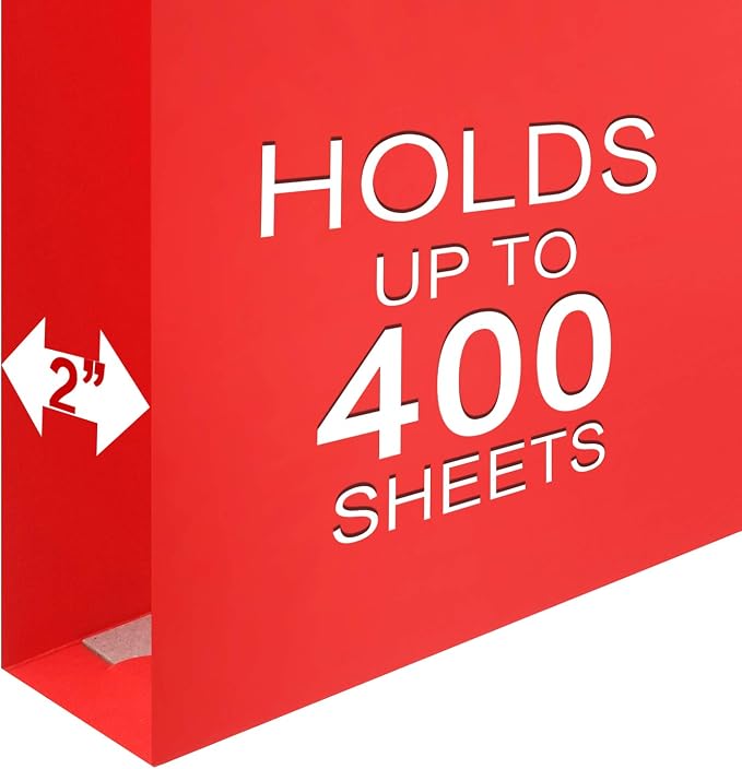 HERKKA Extra Capacity Hanging File Folders, 30 Pack Reinforced Letter Size - Image 4