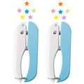 UCEC 2pcs Star Hole Punch 1/4 Inch Single Puncher, Paper Punches by UCEC