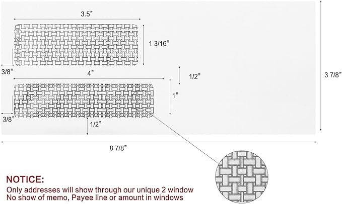 #9 Double Window Security Envelopes, HERKKA No.9 Double Window Business - Image 5