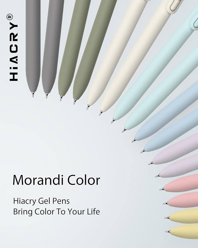 Hiacry 16 Pack Gel Pens, Quick-Dry Long Lasting Black Ink-0.7 MM Fine Point | - Image 7