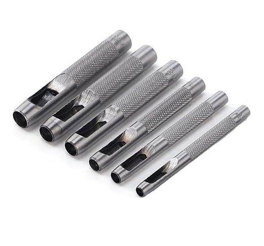 Leathe Punch Set Heavy Duty Round Hole Punch Set Leather Hole Tool, by Unknown