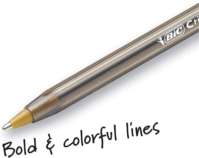 BIC Cristal Xtra Bold Ballpoint Pens, Bold Point 1.6mm, School Supplies - Image 7