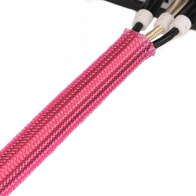 25ft PET Expandable Braided Cable Sleeve 5/8inch Pet Braided Cable Sleeve - Image 8