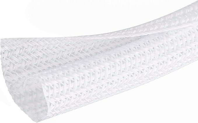 25ft - 1/2 inch Cord Protector Cable Sleeve Split Wire Loom Tubing by Moxita