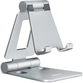Nulaxy Dual Folding Cell Phone Stand, Fully Adjustable Foldable Desktop Phone by Nulaxy