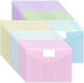 EOOUT 36 Pack Plastic Envelopes Poly Folders, Plastic File Folders by EOOUT