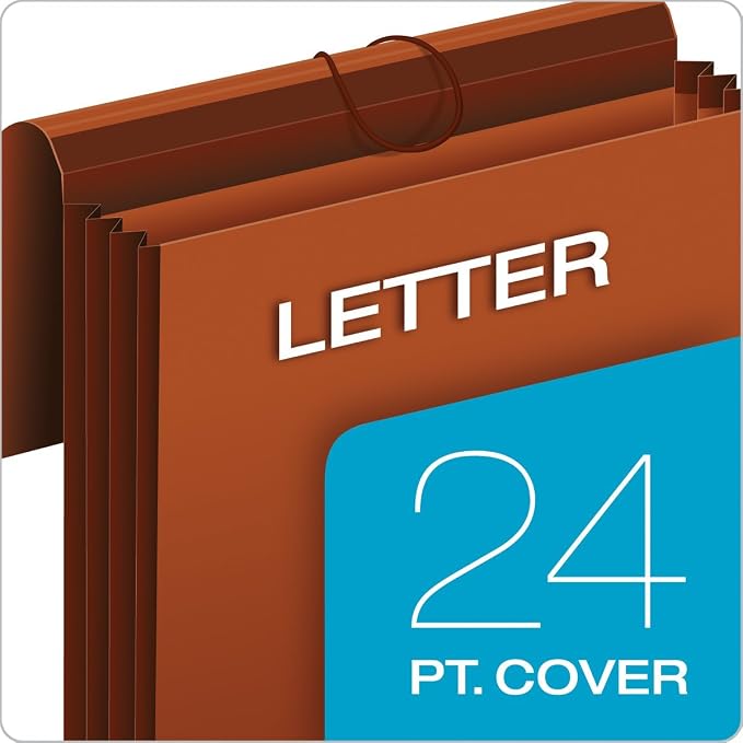 Pendaflex File Wallets, Heavy Duty, Letter Size, Extra Wide, Elastic Cord - Image 3