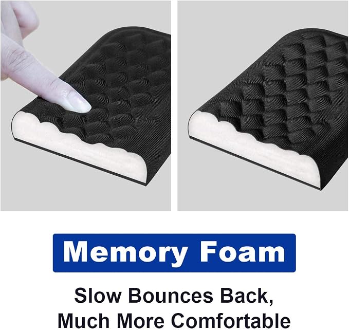 Vaydeer Mouse Wrist Rest Pad, Memory Foam Hand Rest Support Padded - Image 2
