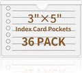 NIUBIER Storage Bin Labels, for 3×5 in Card | Removable Tote Label Stickers by NIUBIER