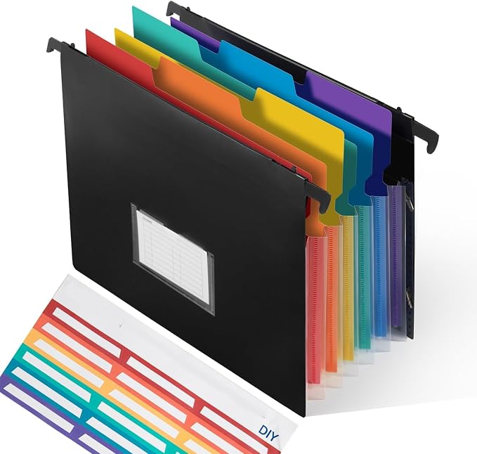 7-Pockets Hanging File Folder by TRANBOTrustBest