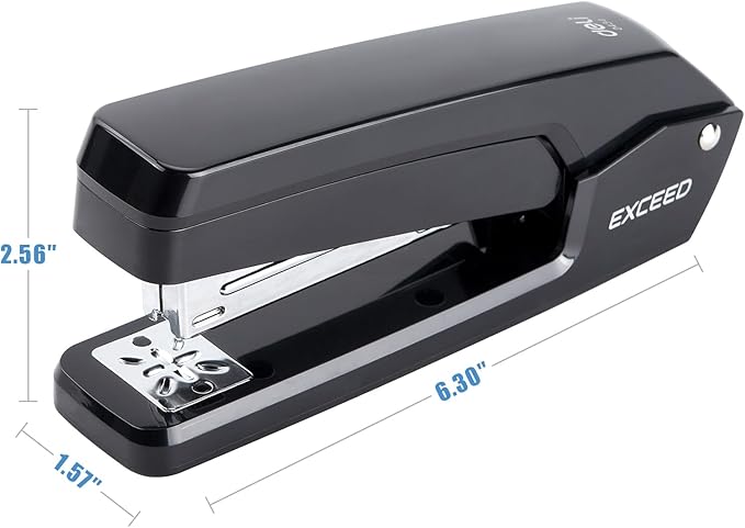 Deli/EZWORK Swing-Arm Swivel Stapler, 25 Sheets Capacity, 360 Degree Rotate - Image 6