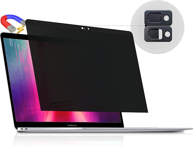 Peslv Magnetic Privacy Screen for MacBook Pro 15 Inch, Removable Anti Blue by peslv