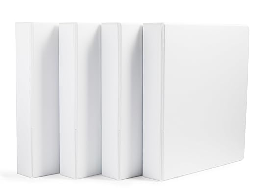 Amazon Basics 3 Ring Binders, 1.5 Inch D-Ring Organizer by AmazonBasics