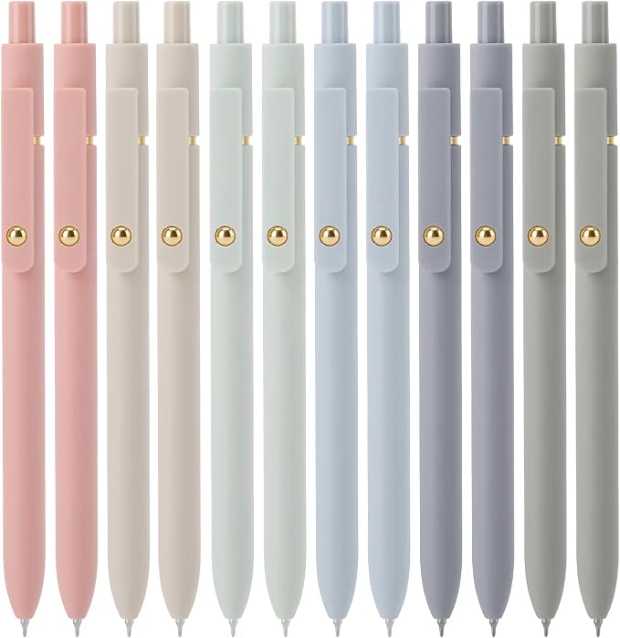 Ddaowanx Gel Pens, 0.5mm Quick Dry Black Ink Pens Fine Point Smooth Writing Pens by Ddaowanx