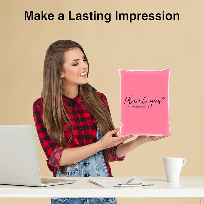 JinRuiKJ Thank You Poly Mailer 19x24 Inch 50 PCS, Shipping Bags - Image 7