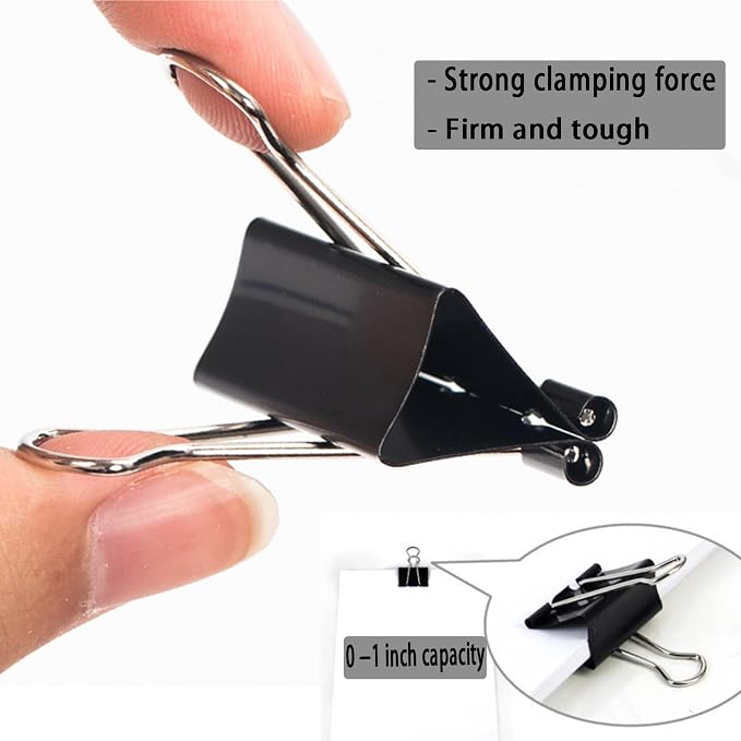 Large Binder Clips 2 Inch, Extra Large Binder Clips Big Paper Clamps - Image 4