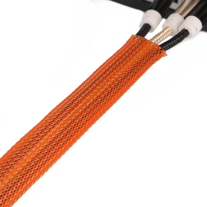 25ft PET Expandable Braided Cable Sleeve 1/3inch Pet Braided Cable Sleeve - Image 8