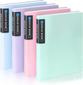4 Pack Art Portfolios 9"x12", 40 Pockets Large Portfolio Folder Display 80 Pages by Sooez