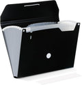 Comix Accordion File Organizer, 13 Pocket, A4/Letter Size Documents, Includes by Comix